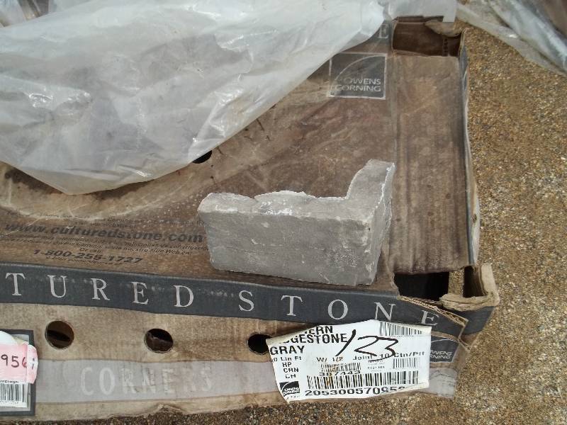 Cultured Stone - Corners - Gray Southern Ledgestone - 8lfbox