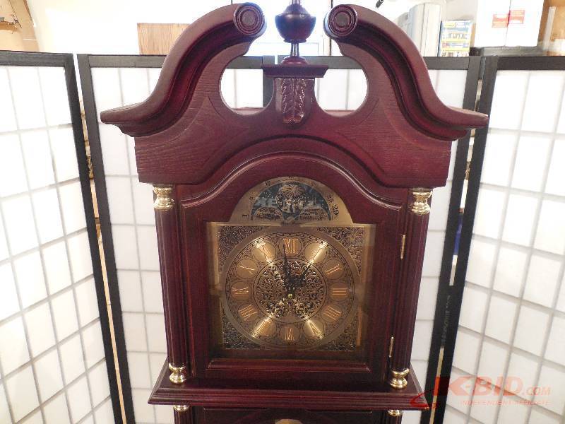 lot 4-COPY image: McLeland Design 72 Grandfather Clock - Cherry