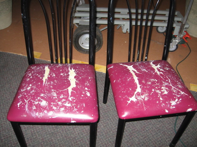 16 Restaurant Style Steel Chairs