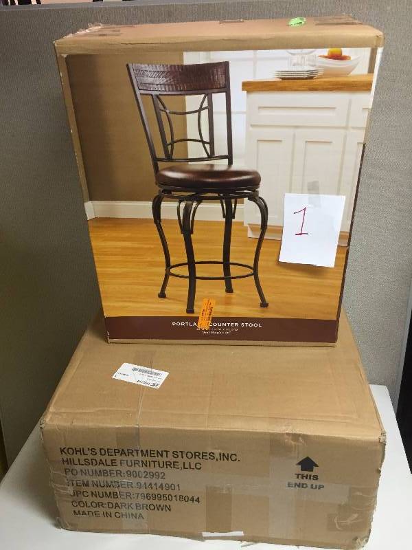 lot 1 image: Lot of 2 Hillsdale Stools