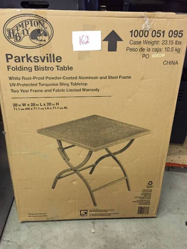 lot 62 image: Parksville Golding Bistro Table