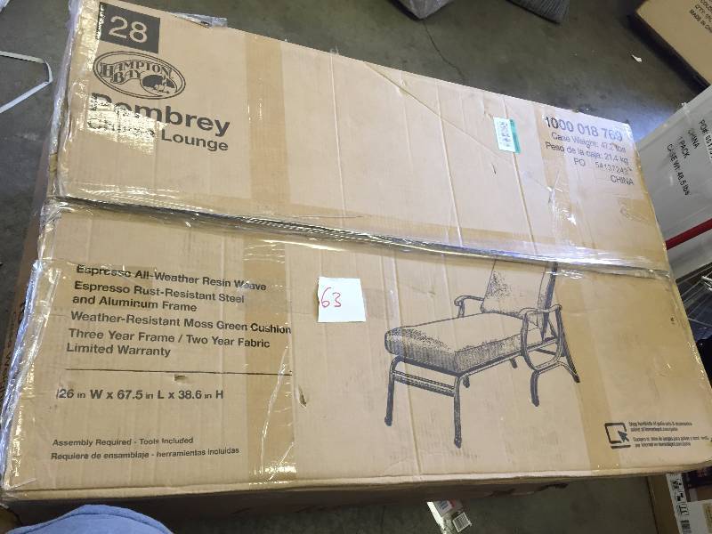 lot 63 image: Pembrey Patio Chaise