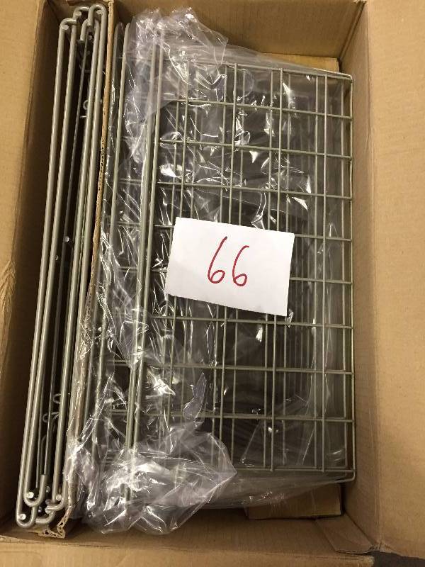 lot 66 image: Closetmaid Shelf Track Nickel