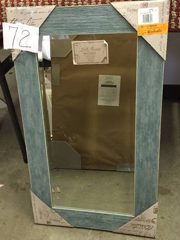 lot 72 image: Panel Wall Mirror