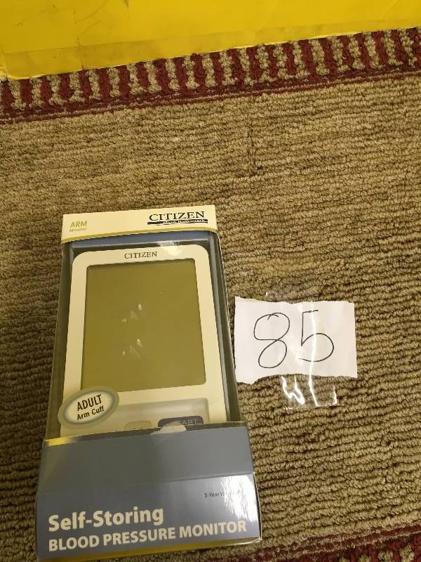 lot 85 image: Citizen Self Storing Blood Preassure Monitor