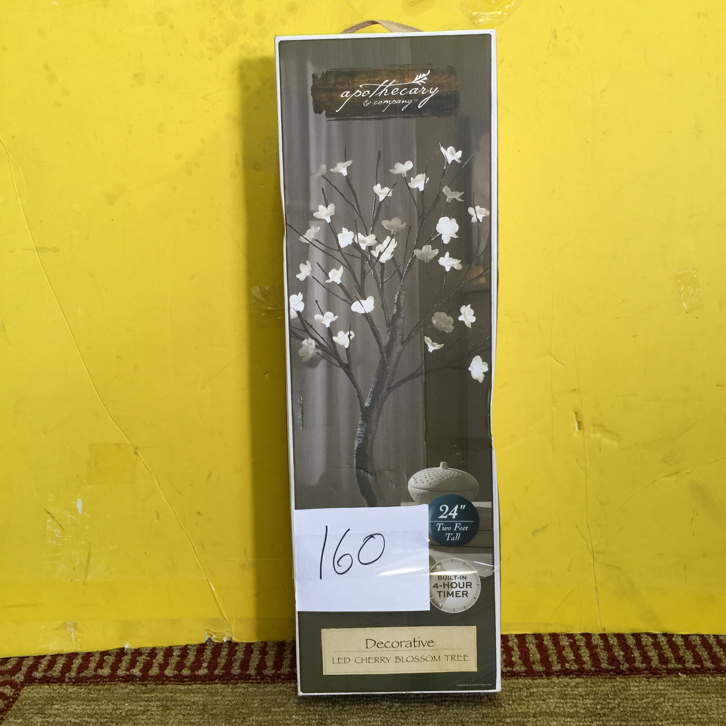 lot 160 image: Decorative LED Cherry Blossom Tree