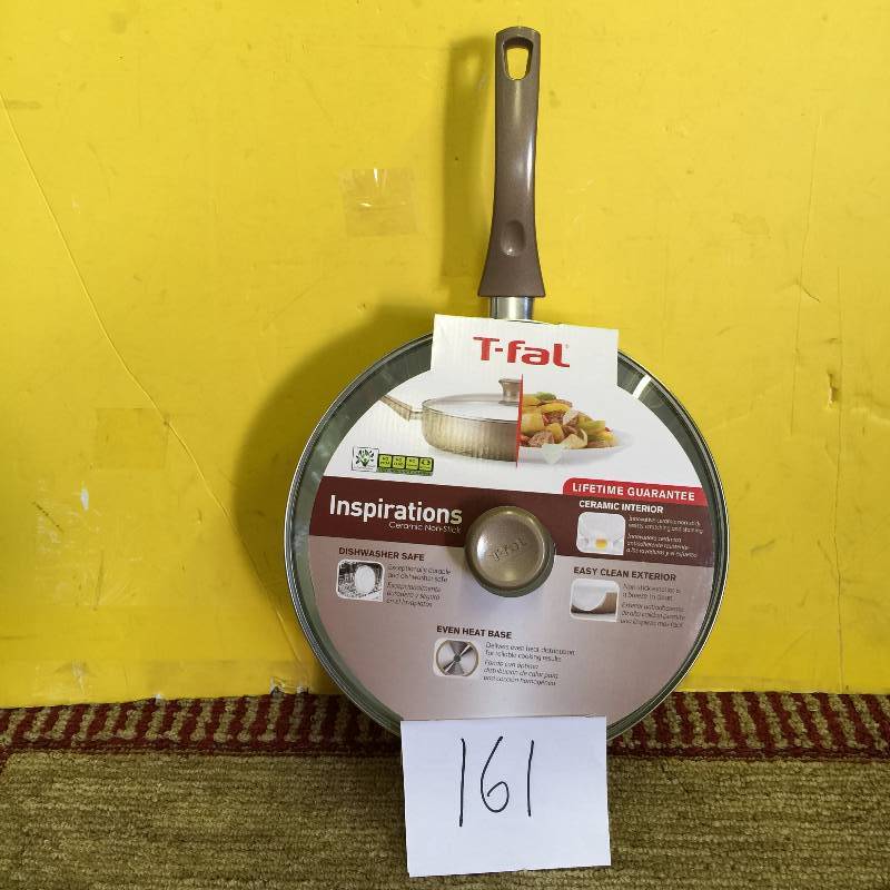 lot 161 image: T-Fal Ceramic no stick pan