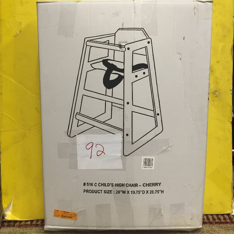 lot 92 image: Child High Chair