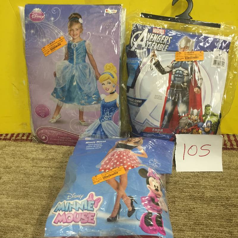 lot 105 image: Lot of 3 Children Costumes