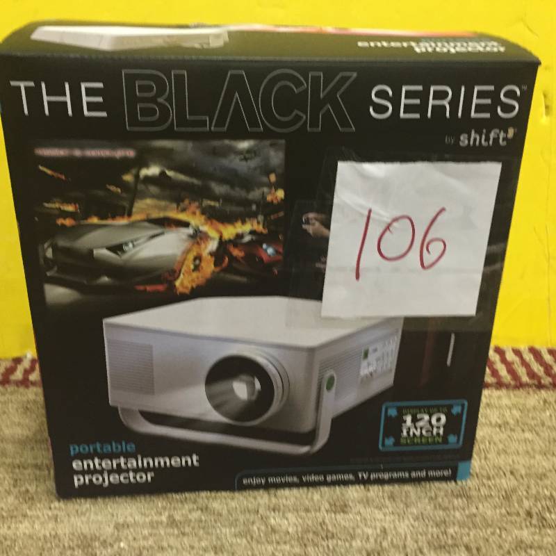 lot 106 image: The Black Series Entertaiment Projector