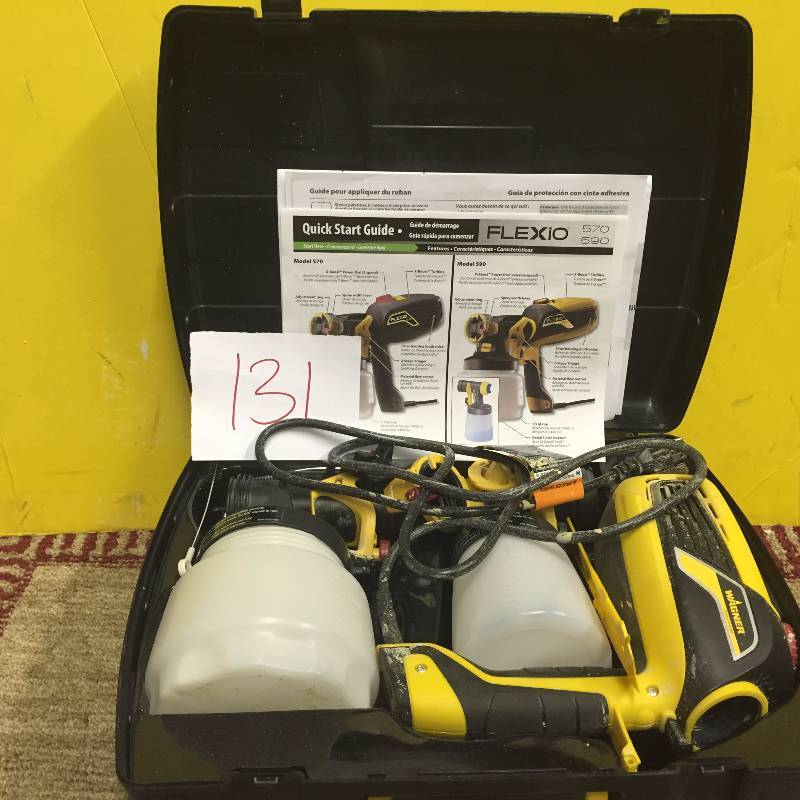 lot 131 image: Flexio 590 IndoorOutdoor Hand Held Sprayer