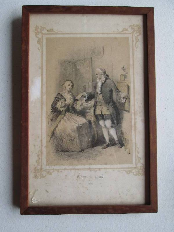 Framed Barronna De Souris Print, 6...