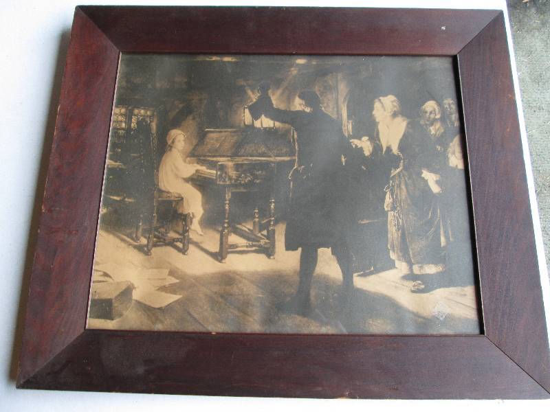 Framed print, 25.5 x 21.5...