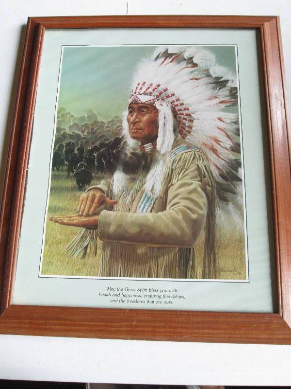 Indian Chief picture - 19 x 23...