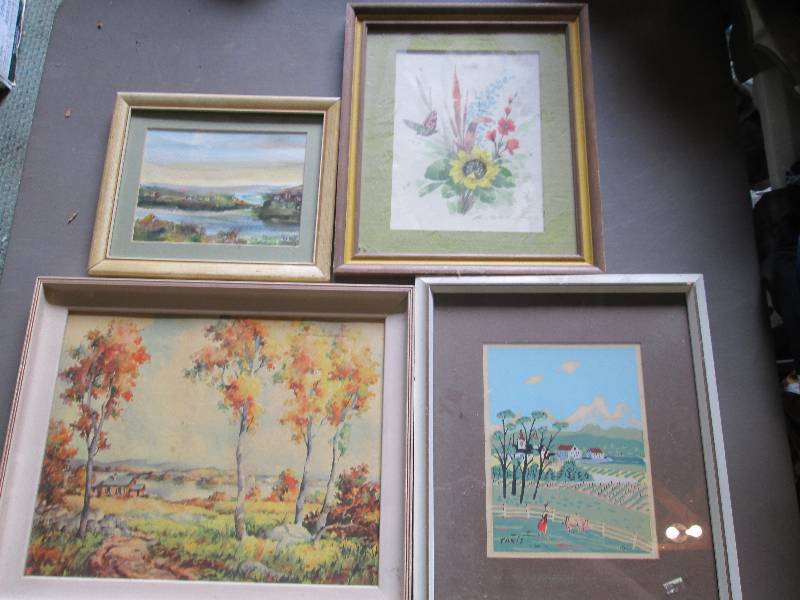 Lot of framed nature prints, larges...