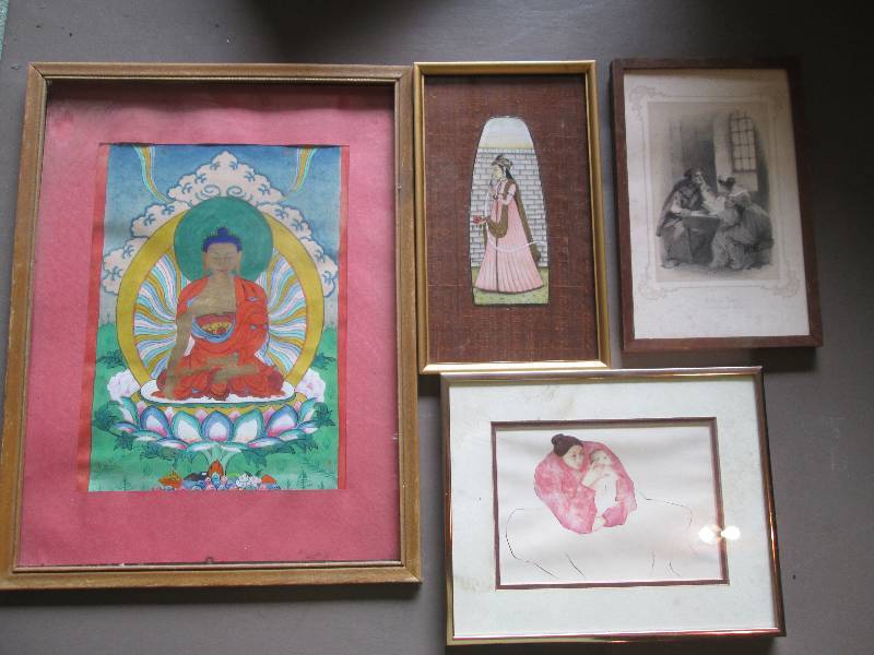 Framed oriental scenes...
