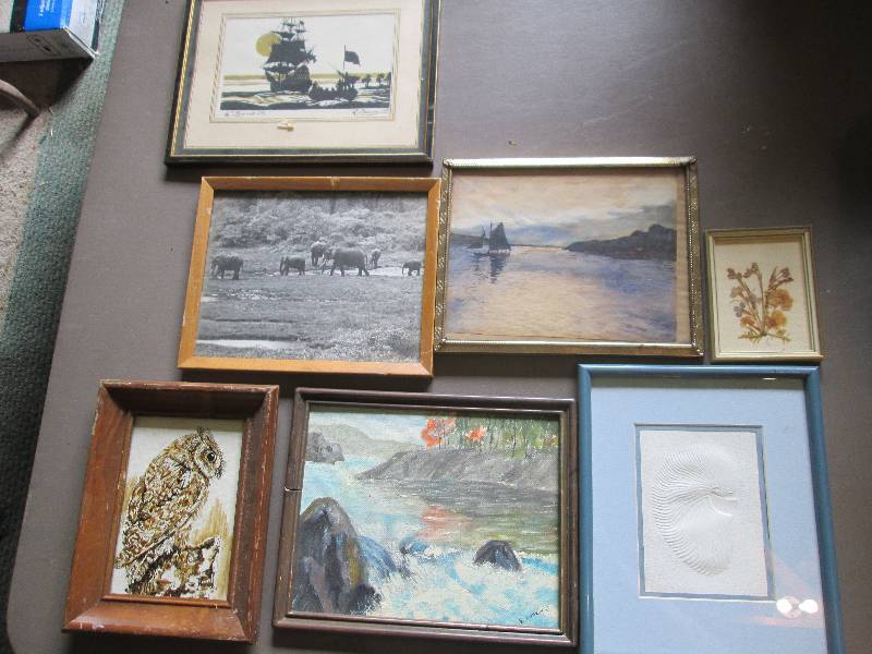 Lot of framed art...
