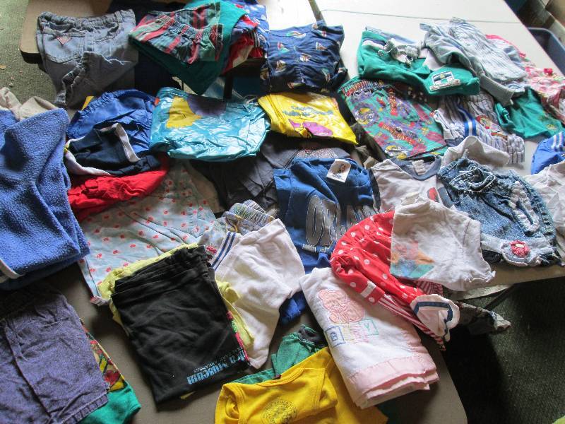 Lot of baby and kids clothing...