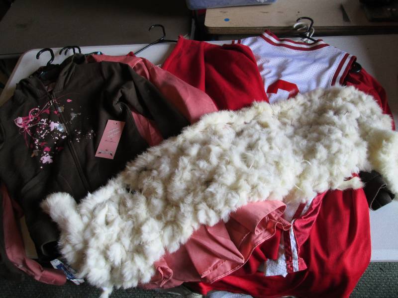 Lot of tops and a shawl, possibly m...