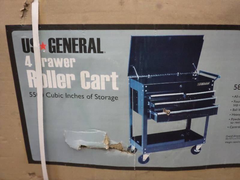 New Unused US-General 4-Drawer Roll...