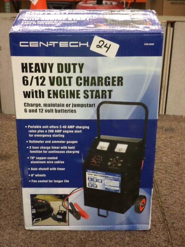 cen tech heavy duty battery charger