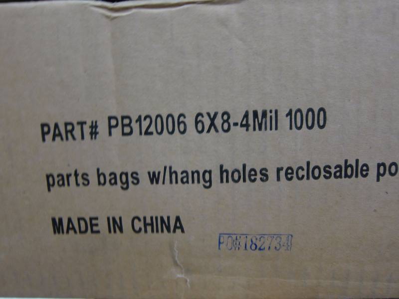 Assortment of Poly Bags