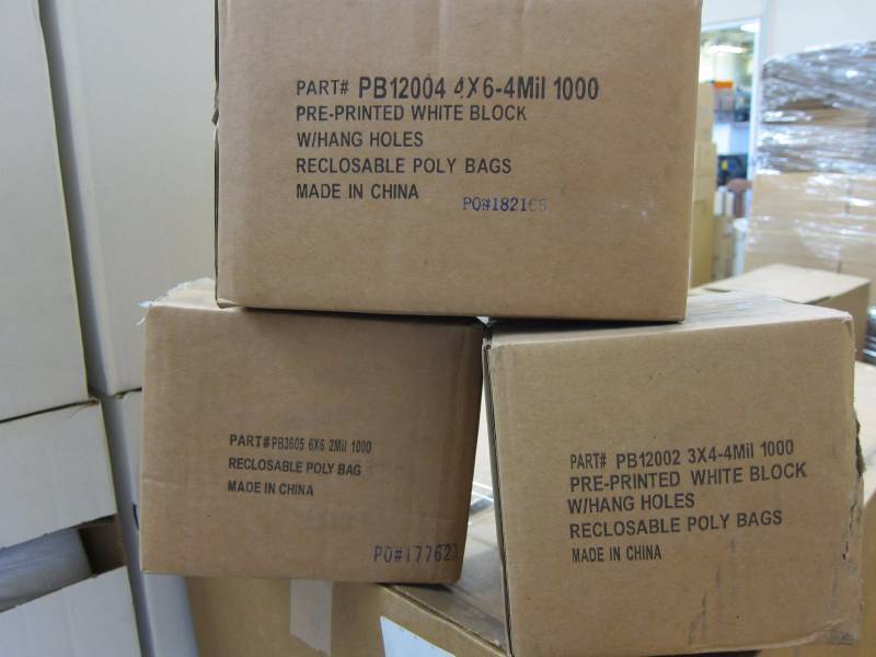 Assortment of Poly Bags