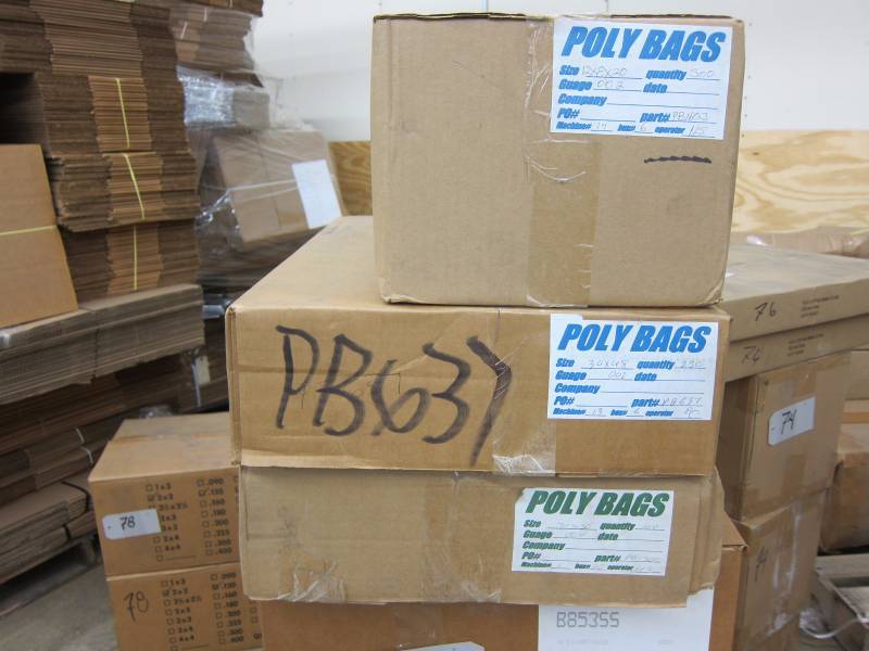 Assortment of Poly Bags