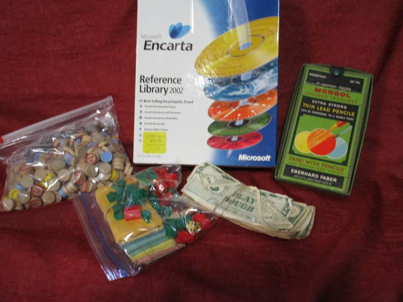 Box of Game Pieces