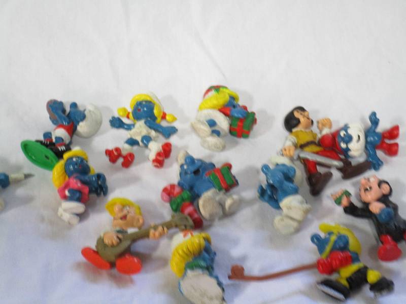 Box of Smurfs