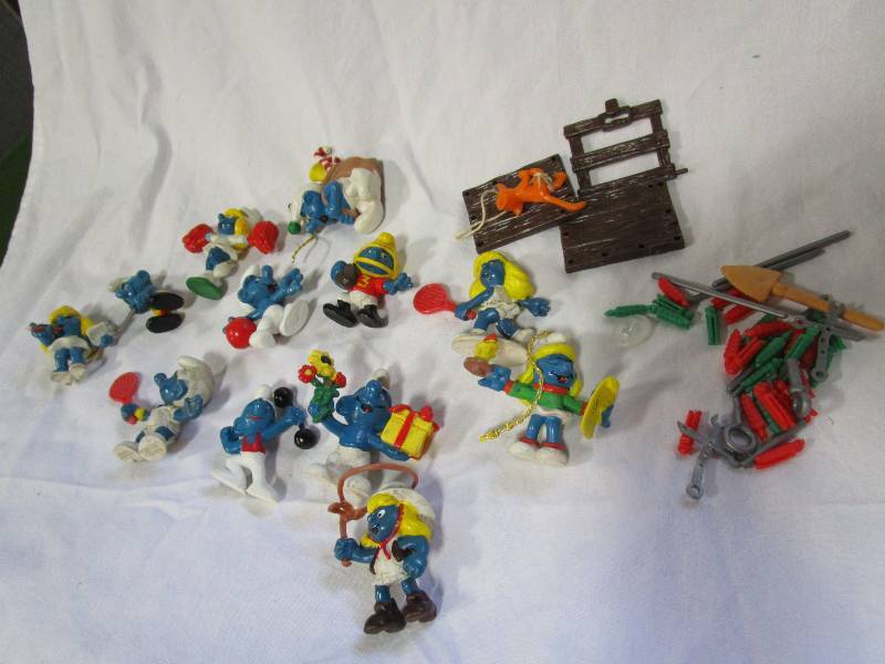 Box of Smurfs