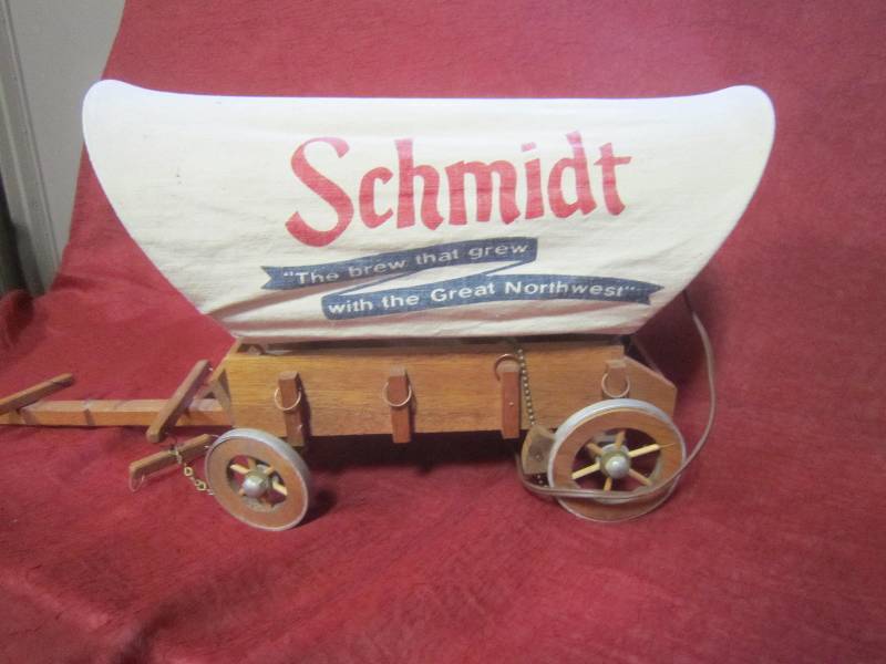 Schmidt Beer covered wagon light