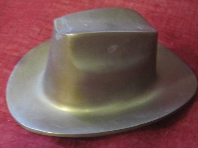 Brass Cowboy Hat