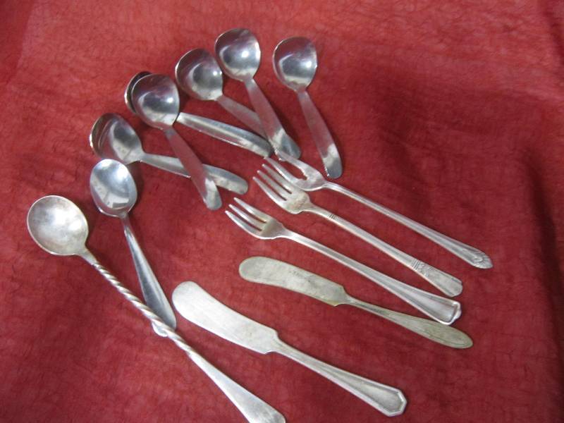 Silverware some with markings
