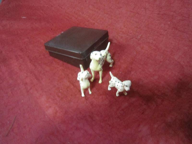 Set of 3 Dog Figurines