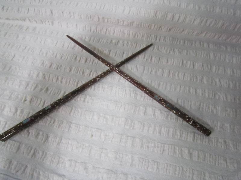 Chop Sticks  Hair Picks OLD