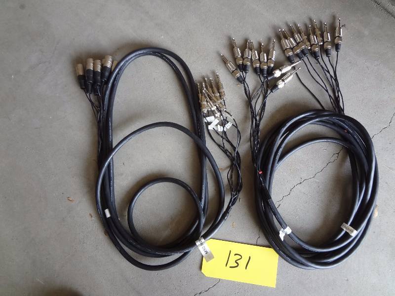 lot 131 image: 2 Mid Lenght Cables