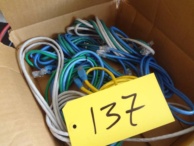 lot 137 image: Crate of Cable,UBS,Transformers