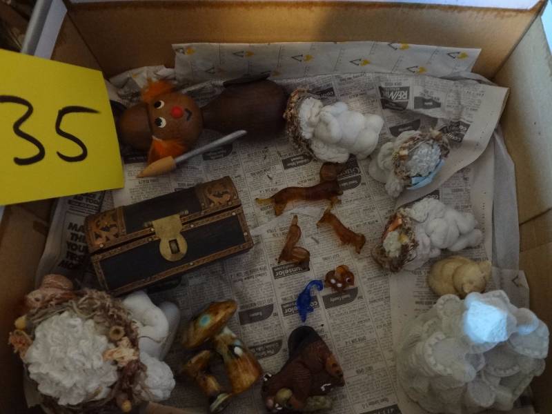 lot 235 image: Box of Knick Knacks