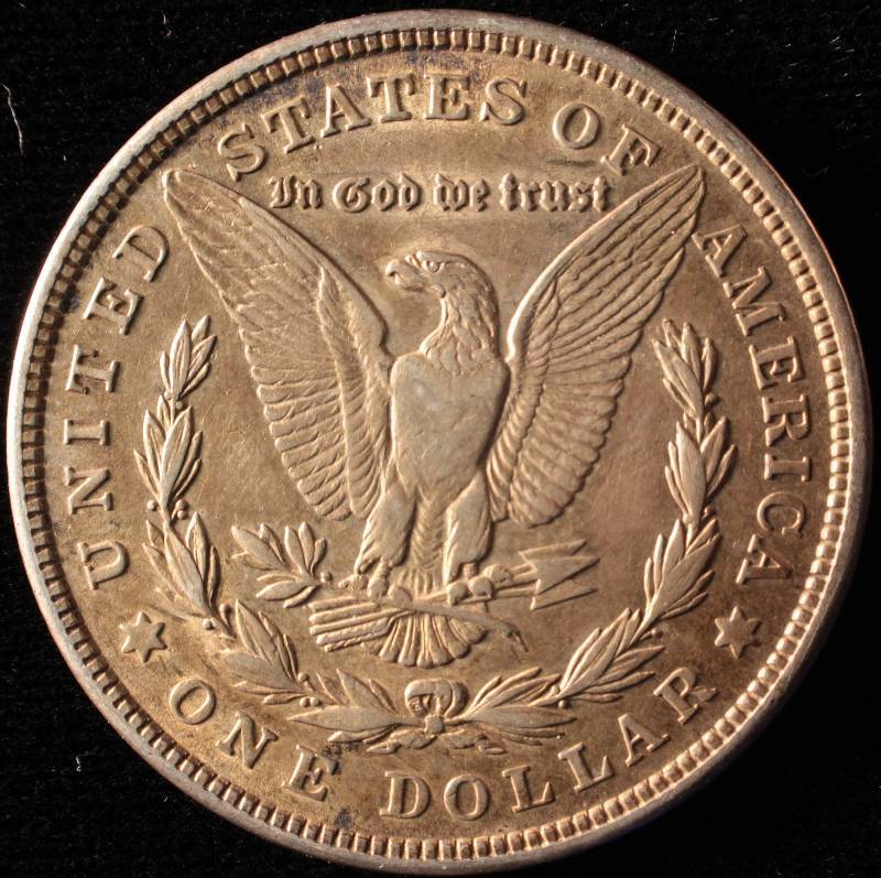 1921 MORGAN SILVER DOLLAR VF