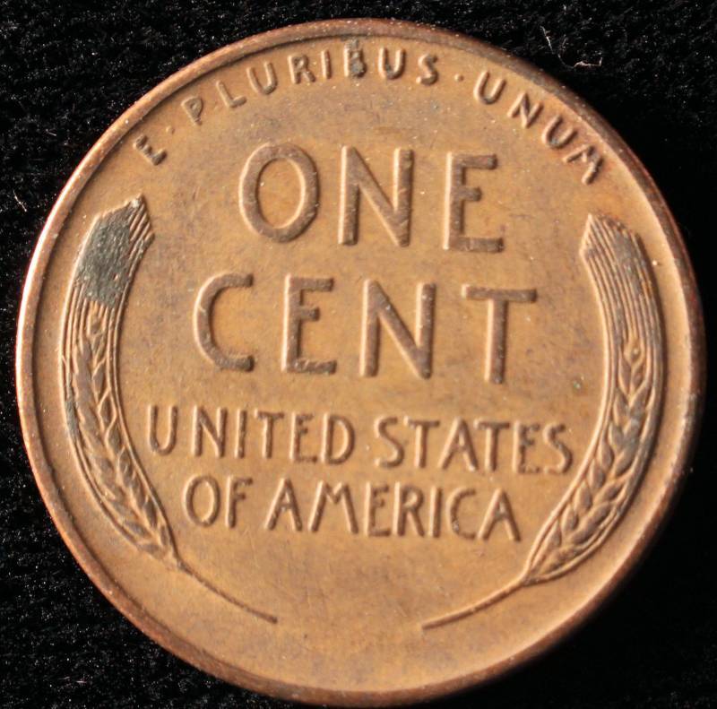 1935 D WHEAT CENT XF