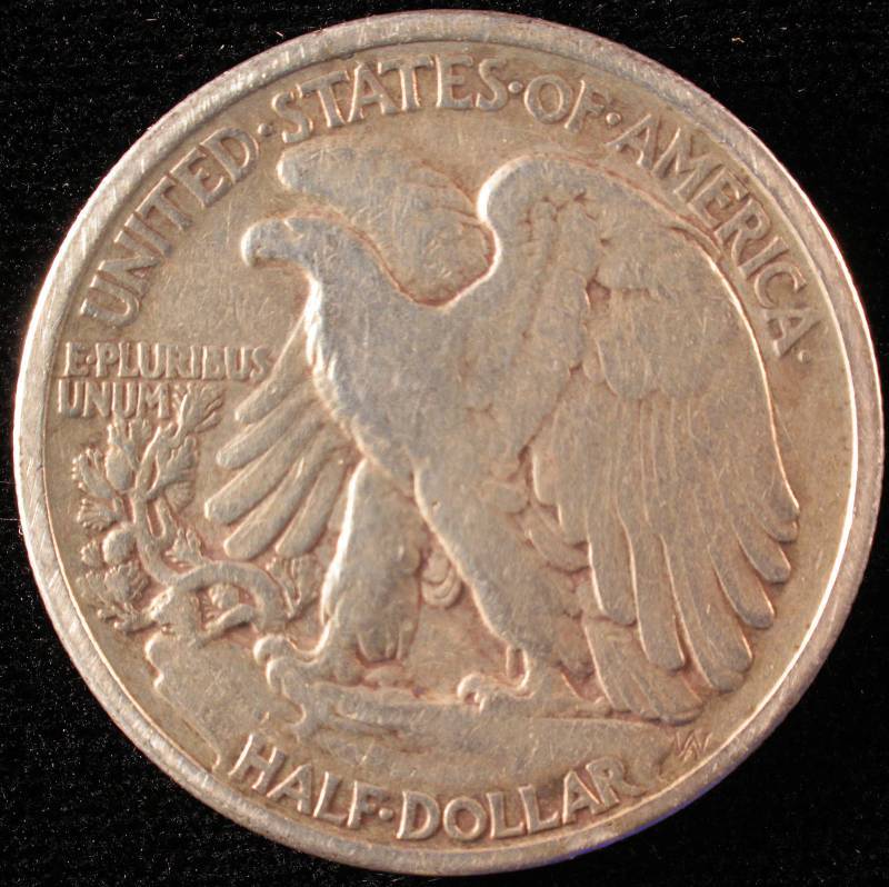 1935 WALKING LIBERTY HALF DOLLAR FINE