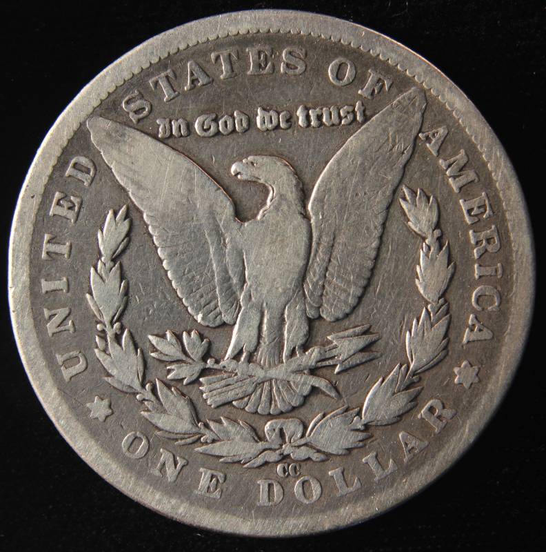 1892 CC CARSON CITY MORGAN SILVER DOLLAR