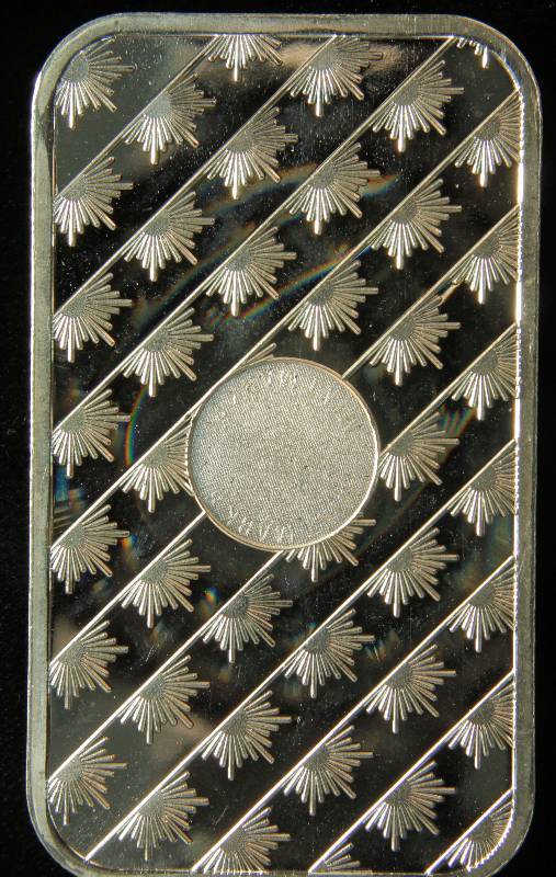 1 TROY Oz. 999 FINE SILVER BAR SUNSHINE MINTING
