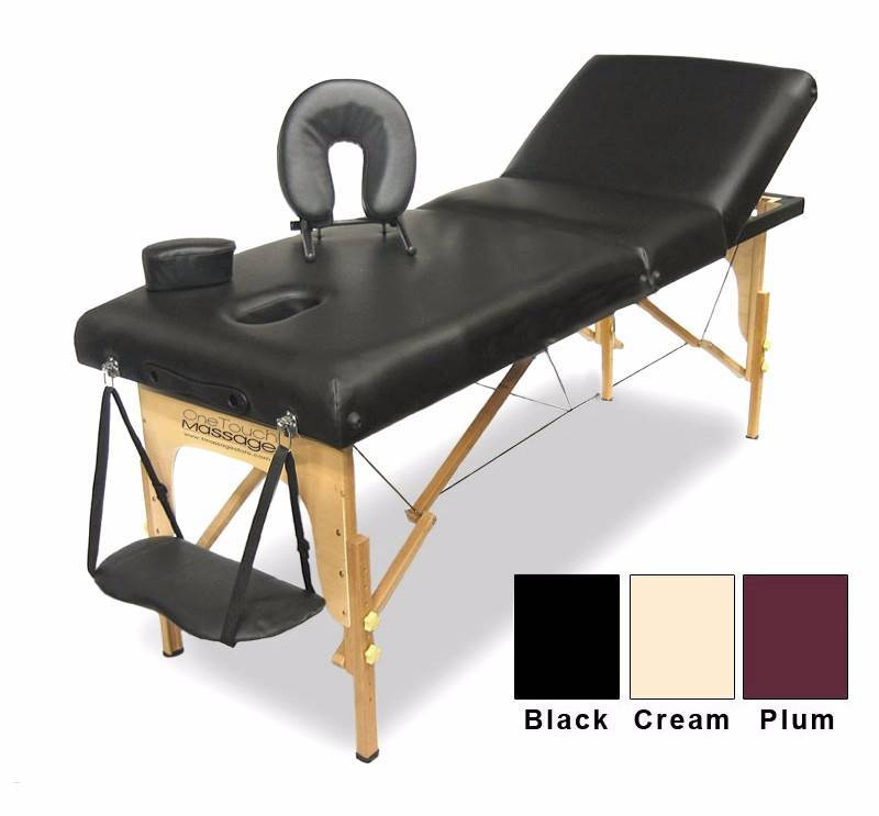lot 42 image: OneTouch Deluxe Portable Massage Table