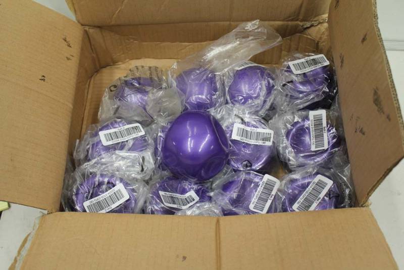 lot 77 image: OneTouch PilatesYoga 2lb exercise balls - Box of 13