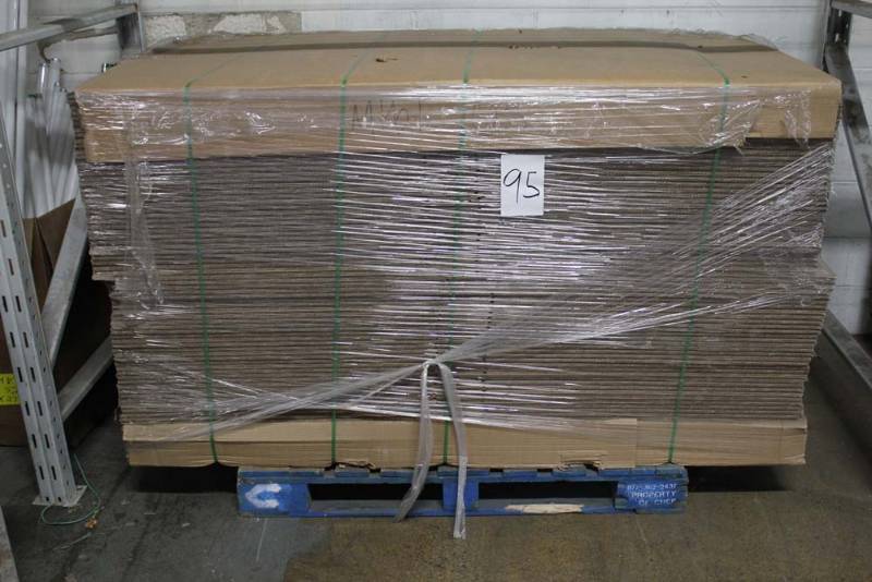 lot 94 image: Pallet of New Boxes 38 x 33 x 9
