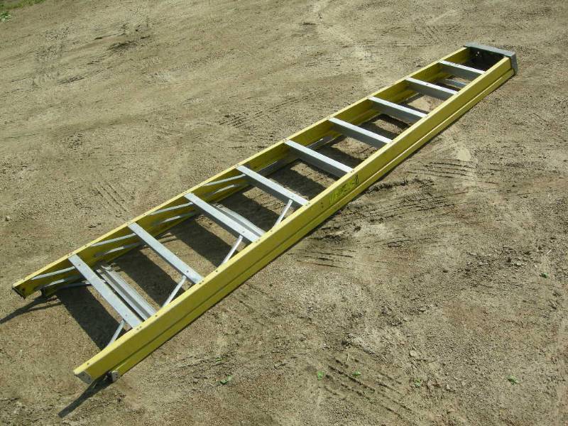 lot 19 image: 10 fiberglass ladder