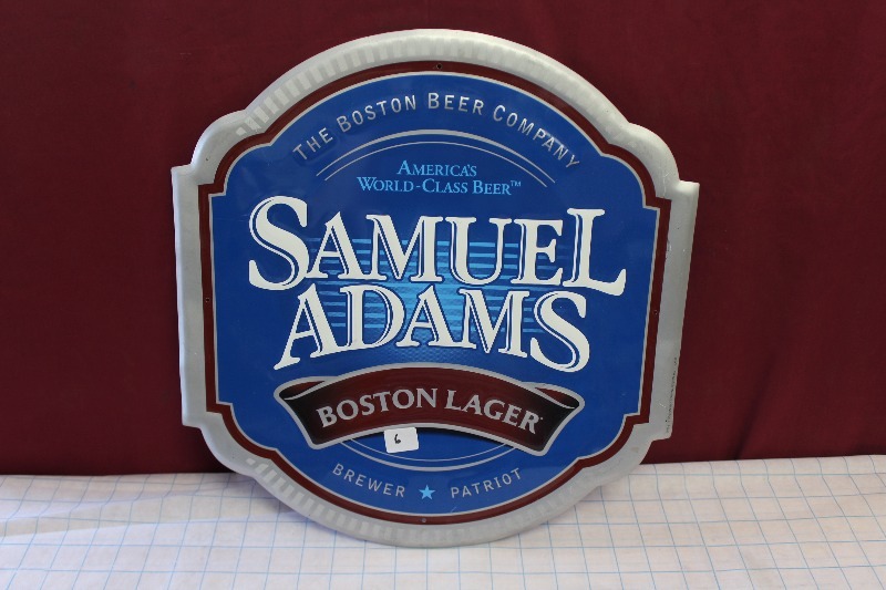 Samuel Adams Tin Sign