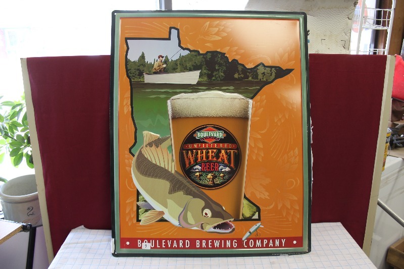 Boulevard Wheat Tin Sign
